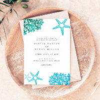 Ocean Starfish Turquoise Beach Wedding