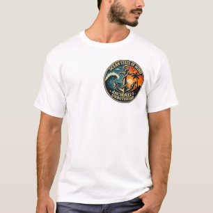 Ocean State of Mind Anchor Vintage Sunset Wave Nau T-Shirt