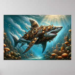 Ocean Steampunk Poster