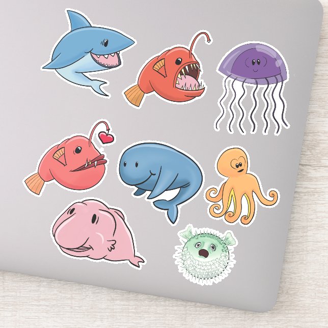 Ocean sticker pack (Detail)