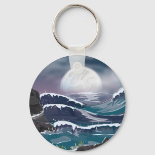 Ocean Storm Keychain