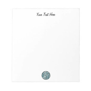 Ocean Summer Beach Waves Volleyball Personalized Notepad