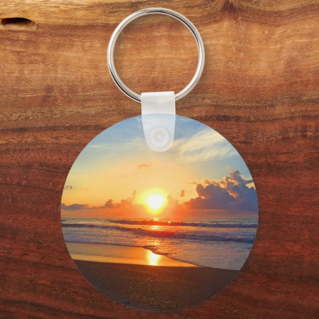 Ocean Sun Keychain (Front)