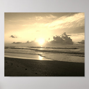 Ocean Sun Poster