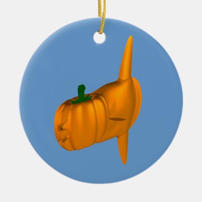 Ocean Sunfish Ceramic Ornament (Front)