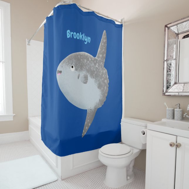 Ocean sunfish mola mola cute cartoon (In Situ)