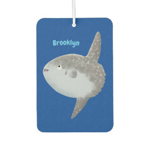 Ocean sunfish mola mola cute cartoon air freshener