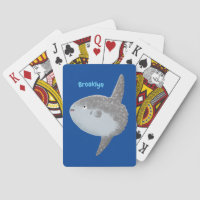 Ocean sunfish mola mola cute cartoon