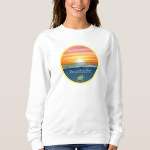 Ocean Sunrise and Turtle Sweatshirt