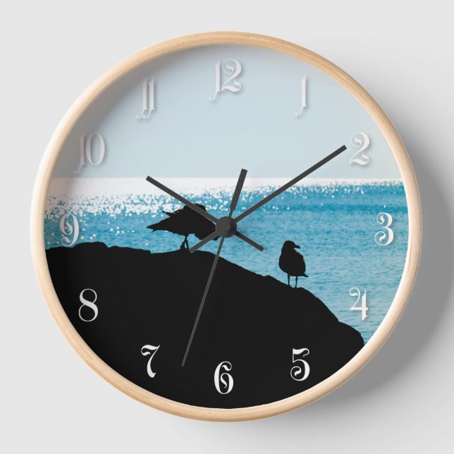 Ocean sunrise clock (Front)