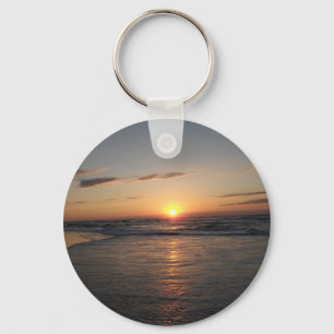 Ocean sunrise keychain