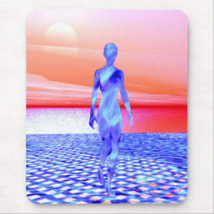 Ocean Sunrise Mouse Pad