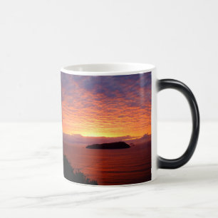 Ocean Sunrise over Shoe Island Tairua Magic Mug