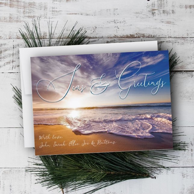 Ocean Sunrise Seas et Cartes de Noël (Créateur téléchargé)