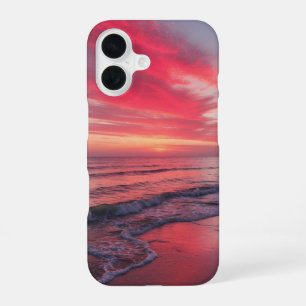 Ocean Sunset, Beach Vibe, Summer Gift, Nature Love iPhone 16 Case