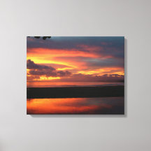 Ocean Sunset Canvas Print