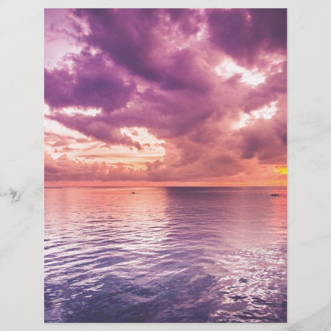 Ocean Sunset Inspirational (Front)