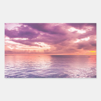 Ocean Sunset Inspirational Sticker