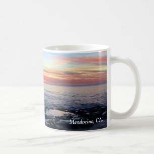 Ocean Sunset Mug, Mendocino, CA. Coffee Mug