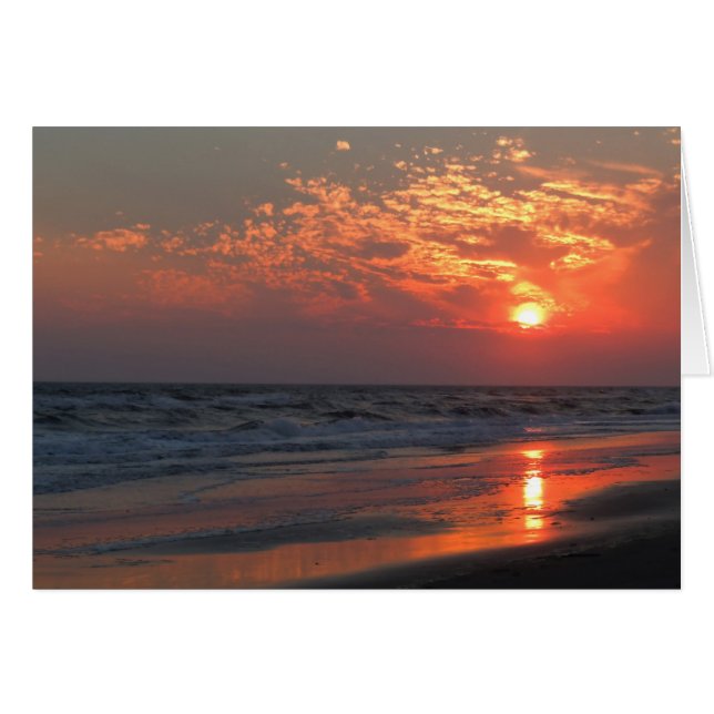 Ocean Sunset - Oak Island, NC (Front Horizontal)