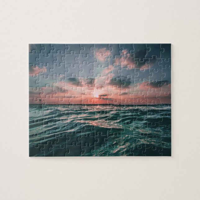 Ocean Sunset puzzle (Horizontal)