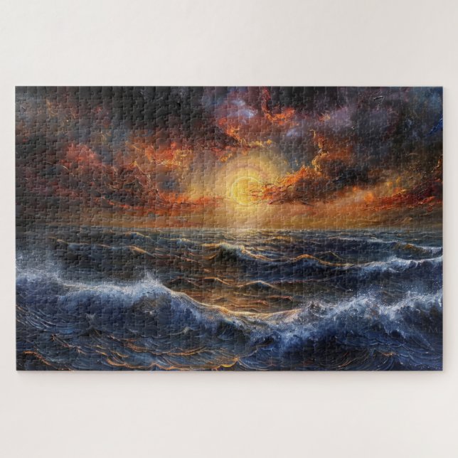 Ocean Sunset Puzzle (Horizontal)