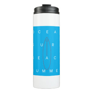 OCEAN SURF BEACH SUMMER   THERMAL TUMBLER