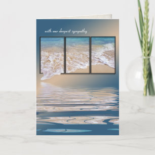 ocean surf sympathy card