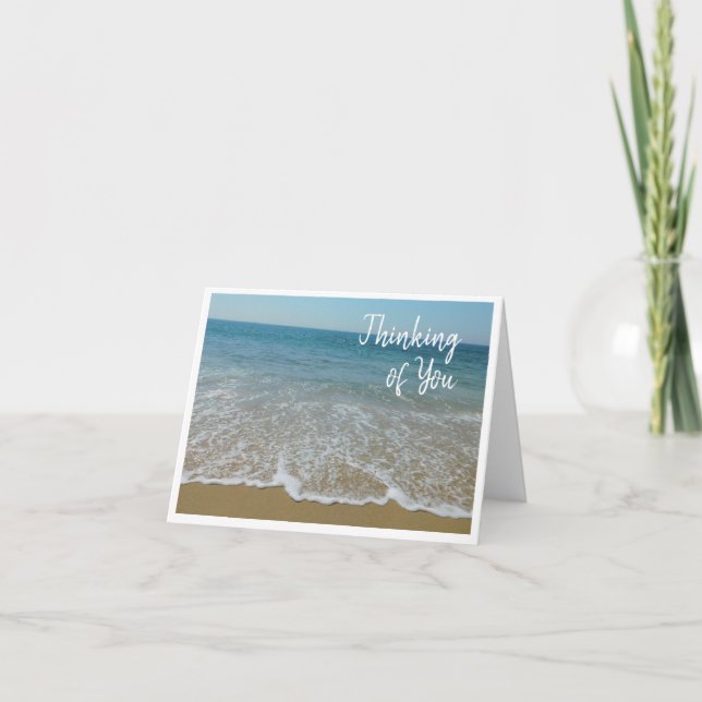 Ocean Thinking of You Card (Front)