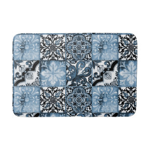 Ocean Tile Bath Mat
