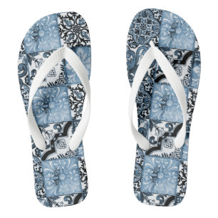 Ocean Tile Flip Flops
