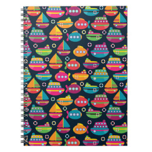 Ocean Transportation Pattern Notebook