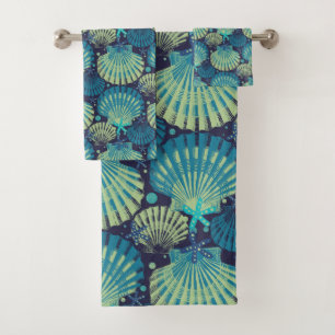 Ocean Treasures bioluminescence Bath Towel Set