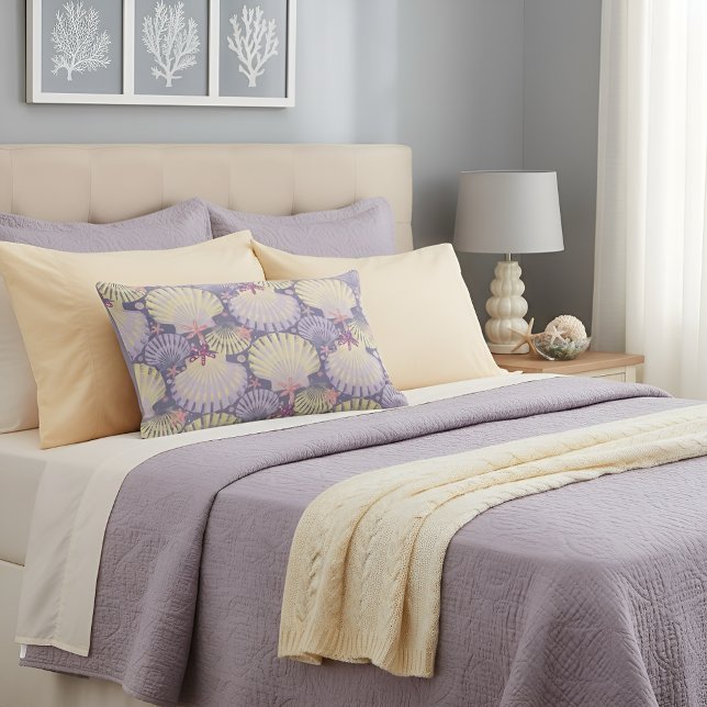 Ocean Treasures lavender   Lumbar Pillow (Creator Uploaded)