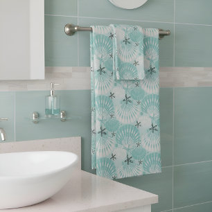 Ocean Treasures mint  Bath Towel Set