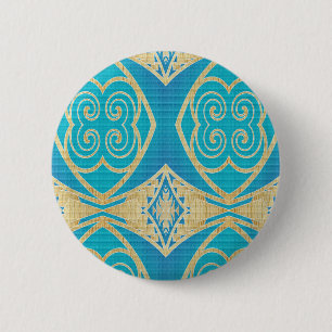 Ocean Tribe 2 Inch Round Button