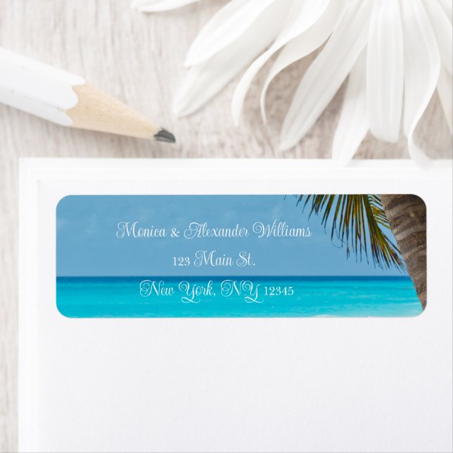Ocean Tropical Beach Retourner l'adresse (En situation)