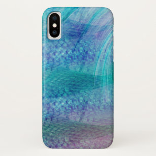 Ocean Turquoise GIrly Mermaid tail Case-Mate iPhone Case