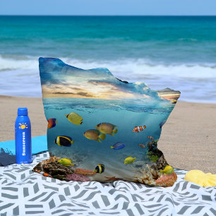 Ocean Underwater Coral Reef Tropical Fish Tote Bag