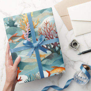 Ocean Underwater Marine  Wrapping Paper