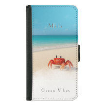 Ocean Vibes – Custom Name Phone Case