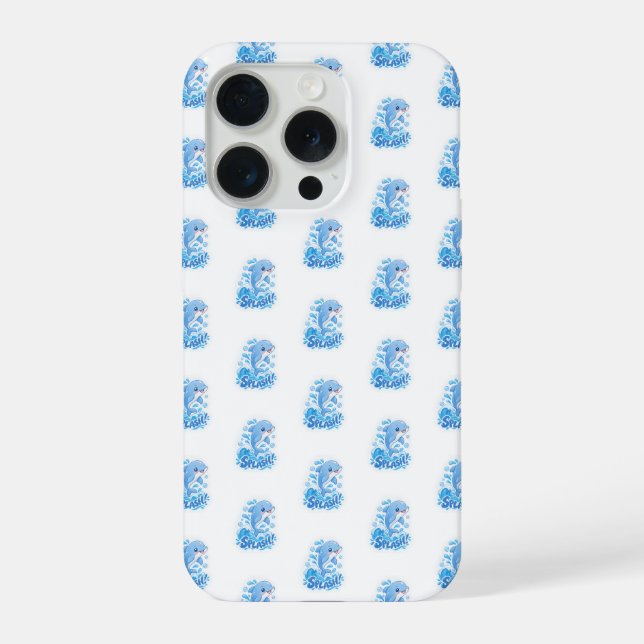 Ocean Vibes 🐬 iPhone Case (Back)