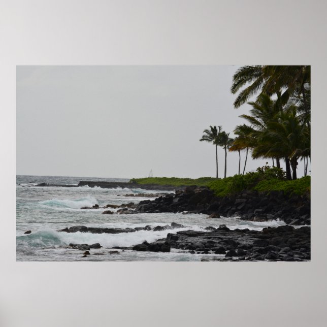 Ocean View at Poipu Poster (Front)
