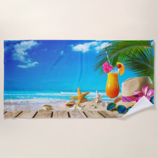 OCEAN VIEW BEACH TOWEL