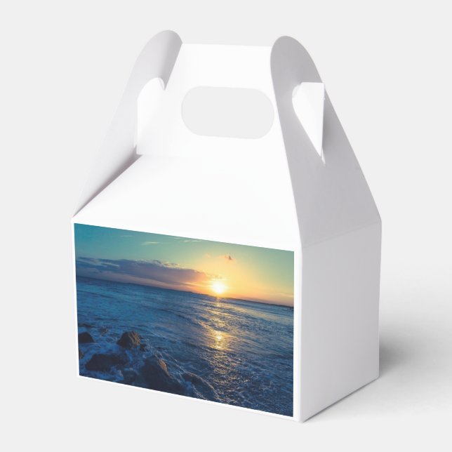 Ocean View Favor Box (Back Side)
