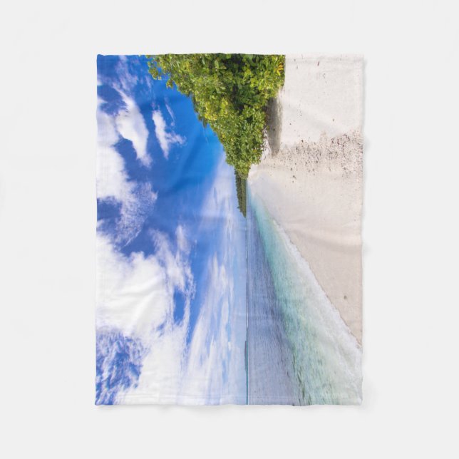 Ocean View Fleece Blanket (Front)
