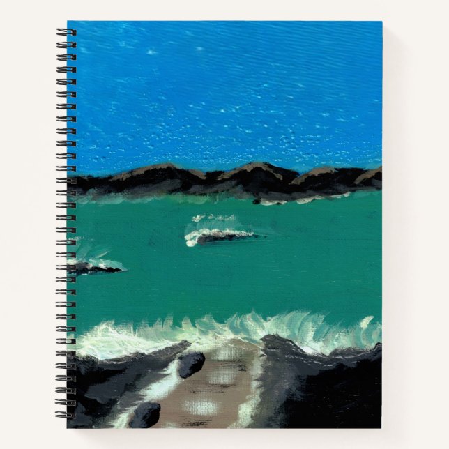 Ocean View Spiral Notebook (Front)
