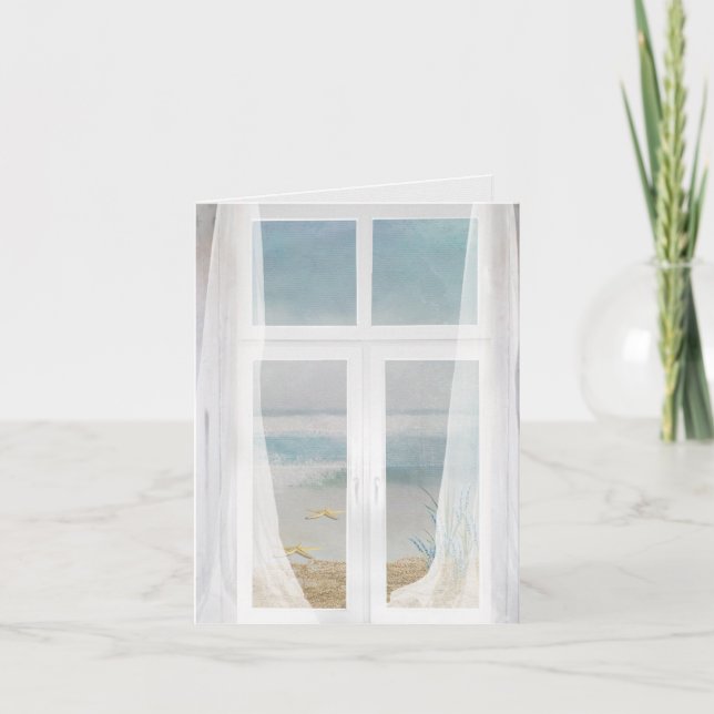 Ocean View Window  Card (Front)
