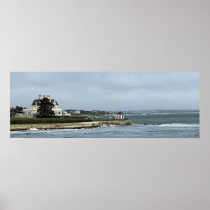 Ocean View with Home Poster