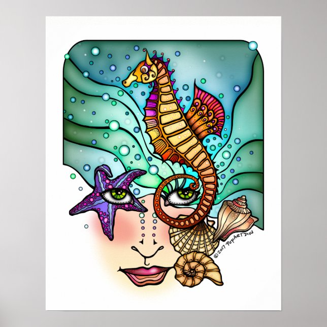 OCEAN VISIONS SEA ART 16x20 POSTER (Front)